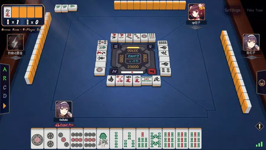 Mahjong Soul Table